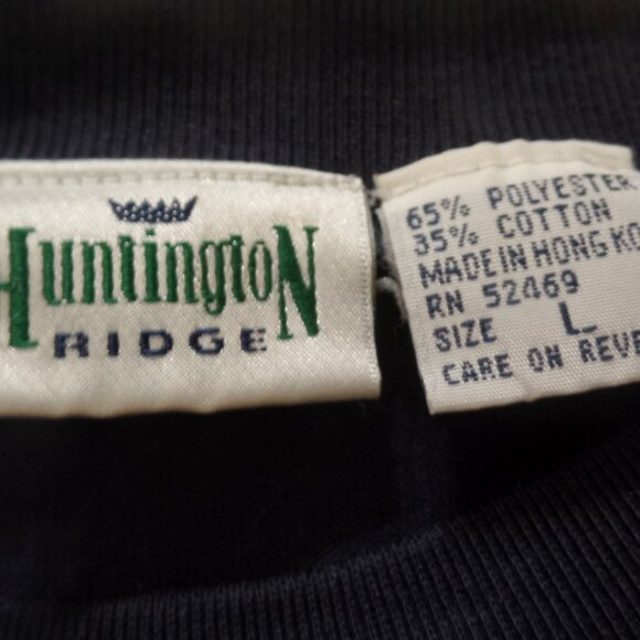 Huntington Ridge Men's Color-Blocked Striped Long-Sleeved T-Shirt, Size L - Picture 2 of 2